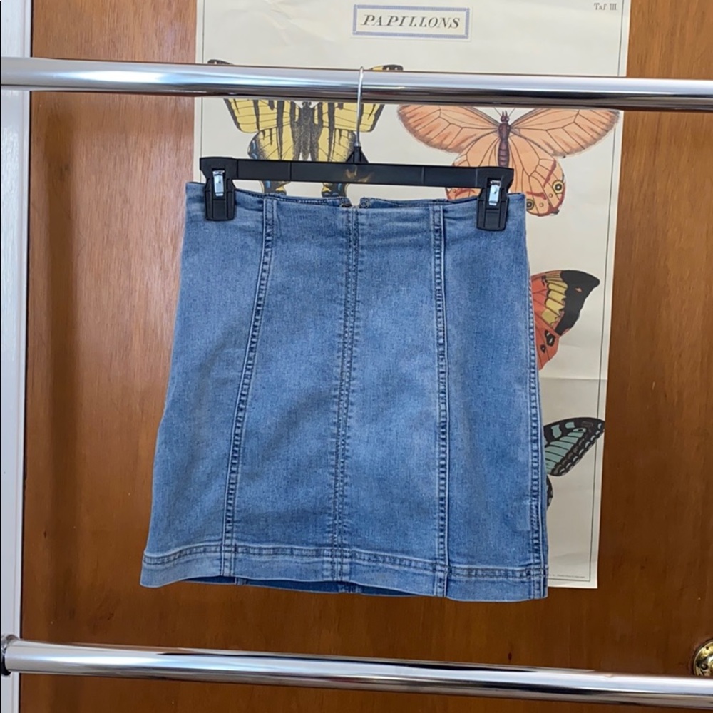 Denim Pencil Skirt